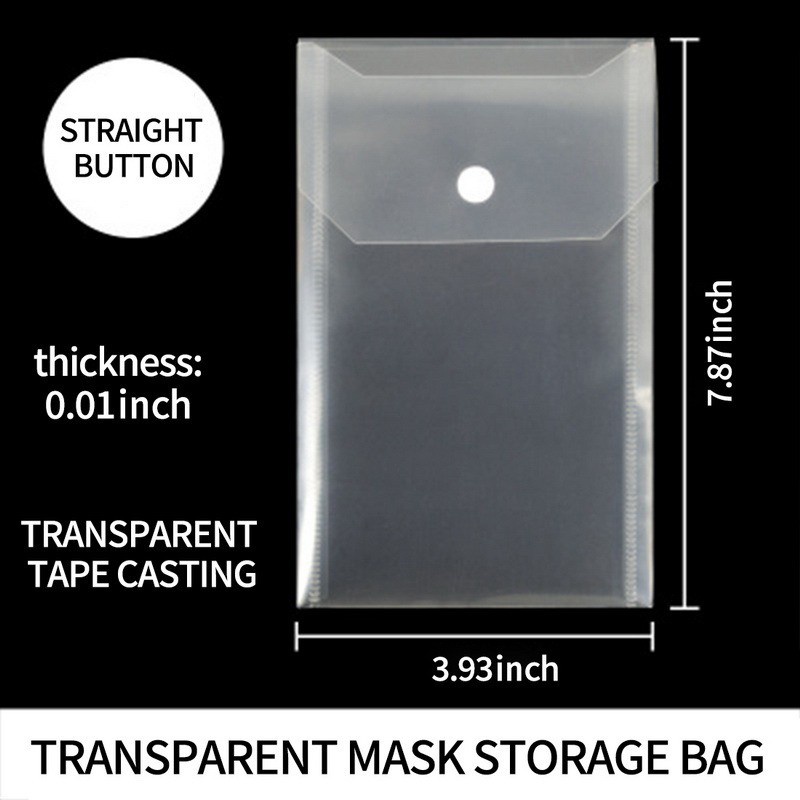 Hộp đựng khẩu trang dùng 1 lần họa tiết hoạt hình chống nước chống bụi tiện lợi