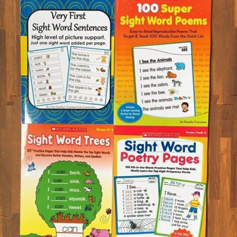 Combo đồ chơi Sight Word 4c - kèm file nghe