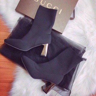 Bốt chun gót gương