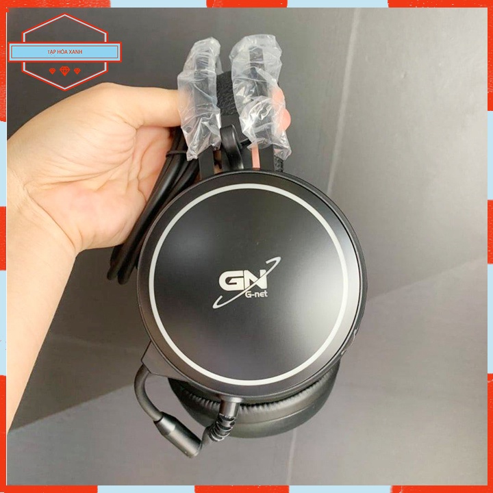 Tai Nghe Máy Vi Tính Laptop PC GNET G09 USB 7.1 Úp Tai  Có Mic Gaming Headphone Nghe Nhạc Led RGB