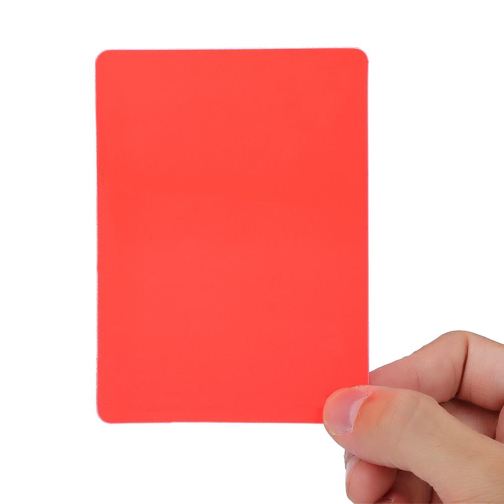 Xiulo Thẻ Vàng Và Đỏ Trò Chơi Câu Lạc Bộ Bóng Đá Bằng PVC