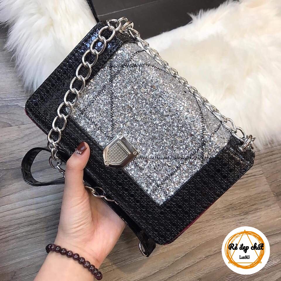 Túi Nhũ Kim Sa Hottrend