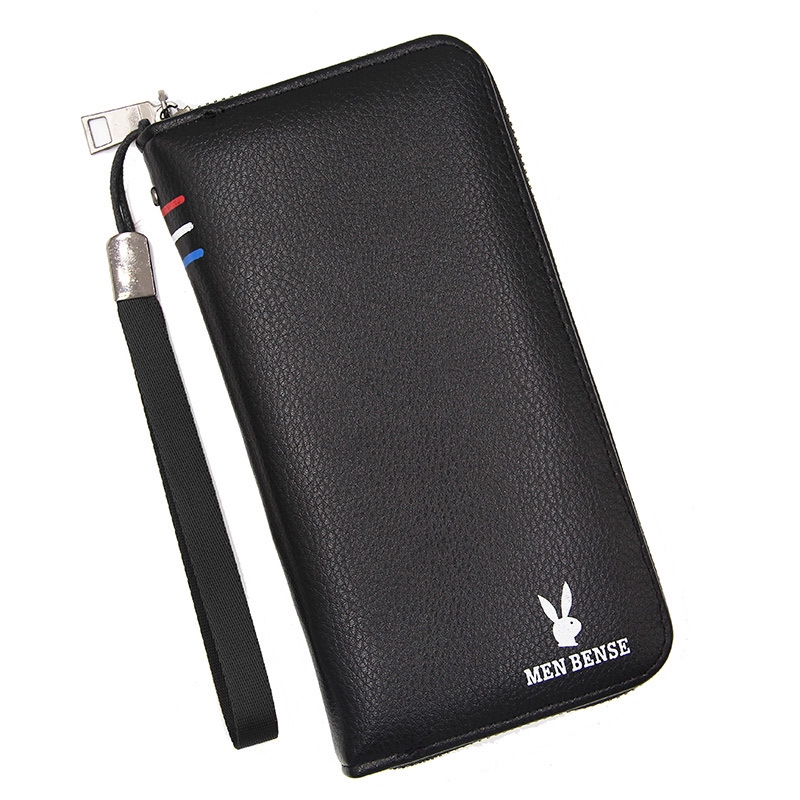 A sleek long wallet with elegant colors for men