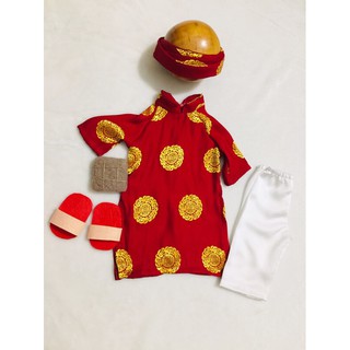 Bộ áo dài cho bé size sơ sinh