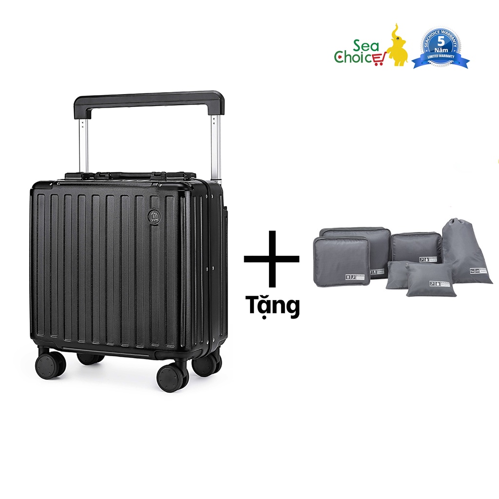 Sea Choice Mang theo vali Hành lý xách tay nhẹ 18 inch Thích hợp cho chuyến du lịch ngắn ngày Hành lý PC khung nhôm