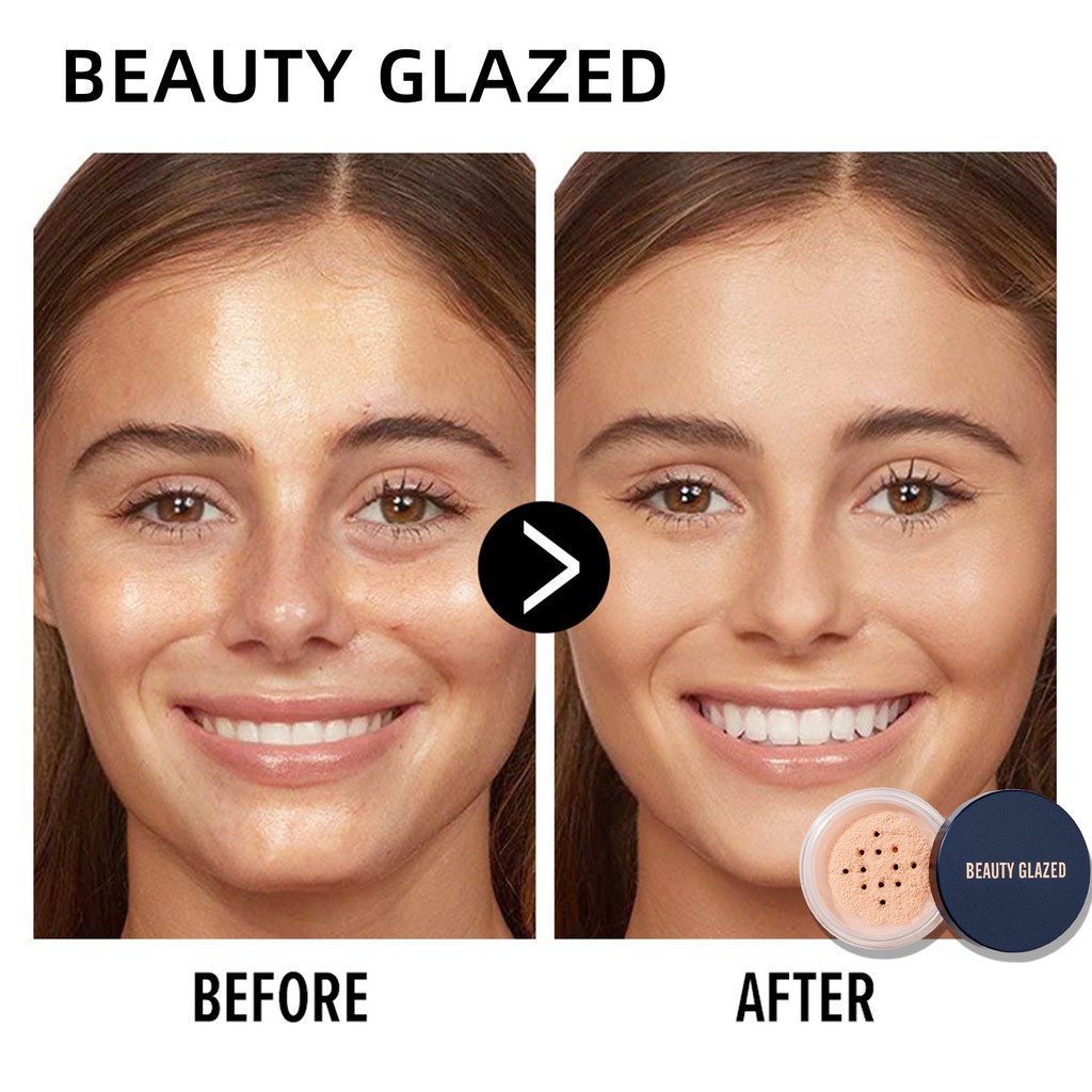 BEAUTY GLAZED 2 màu phấn phủ kiểm soát dầu / phấn phủ trang điểm | BigBuy360 - bigbuy360.vn