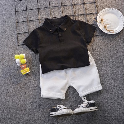 Set trang phục bé trai 9 tháng 5 tuổi gồm áo phông+ quần short