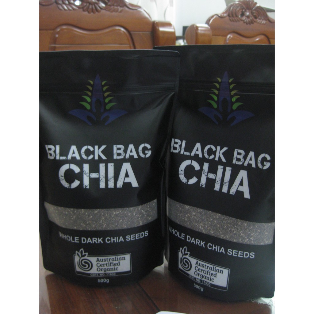 Hạt chia Úc Black Bag Chia gói 500g