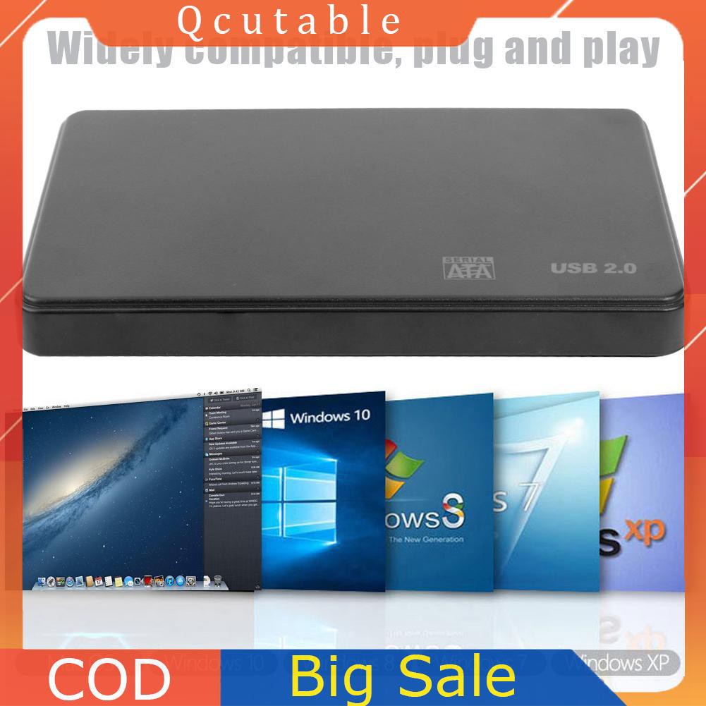 Vỏ Ổ Cứng Ngoài 2.5 Hdd Ssd Usb2.0 | BigBuy360 - bigbuy360.vn