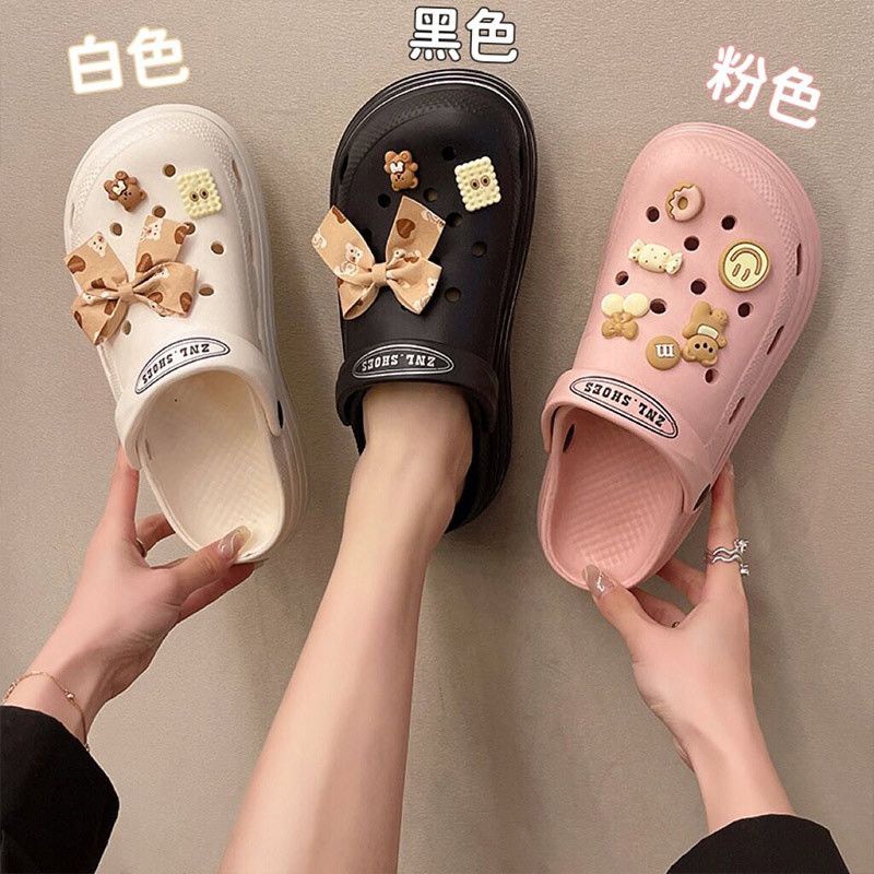 Dép cross đế dày nam nữ, sục nữ đi trong nhà, dép đi mưa mẫu mới hot 2022 VINA STORE