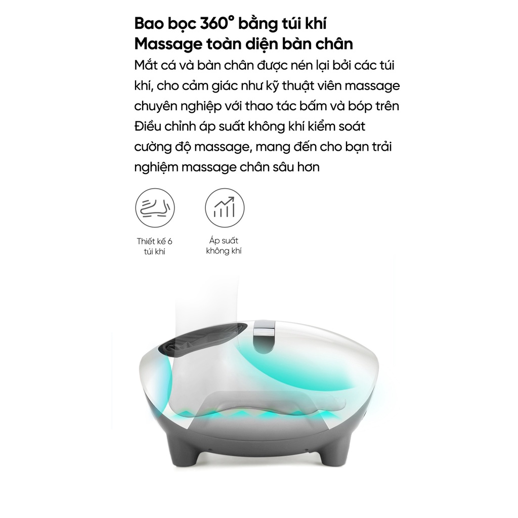 Máy massage bấm huyệt Xiaomi XGEEK F3 360 độ giúp thư giãn, giảm mệt mỏi , bảo vệ sức khỏe - BH 12 Tháng