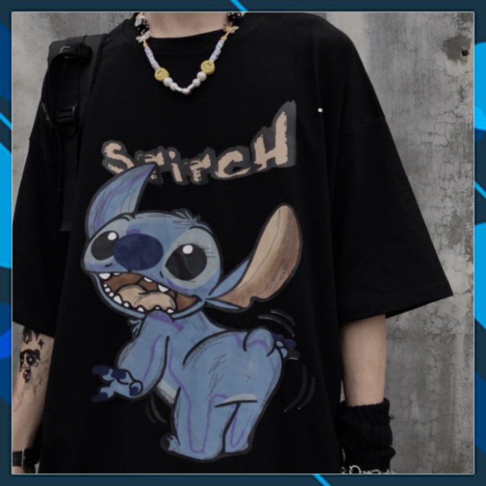 Áo Thun Tay Lỡ Form Rộng Stitch Siêu Hot🍁 Unisex nam nữ đều mặc được | BigBuy360 - bigbuy360.vn