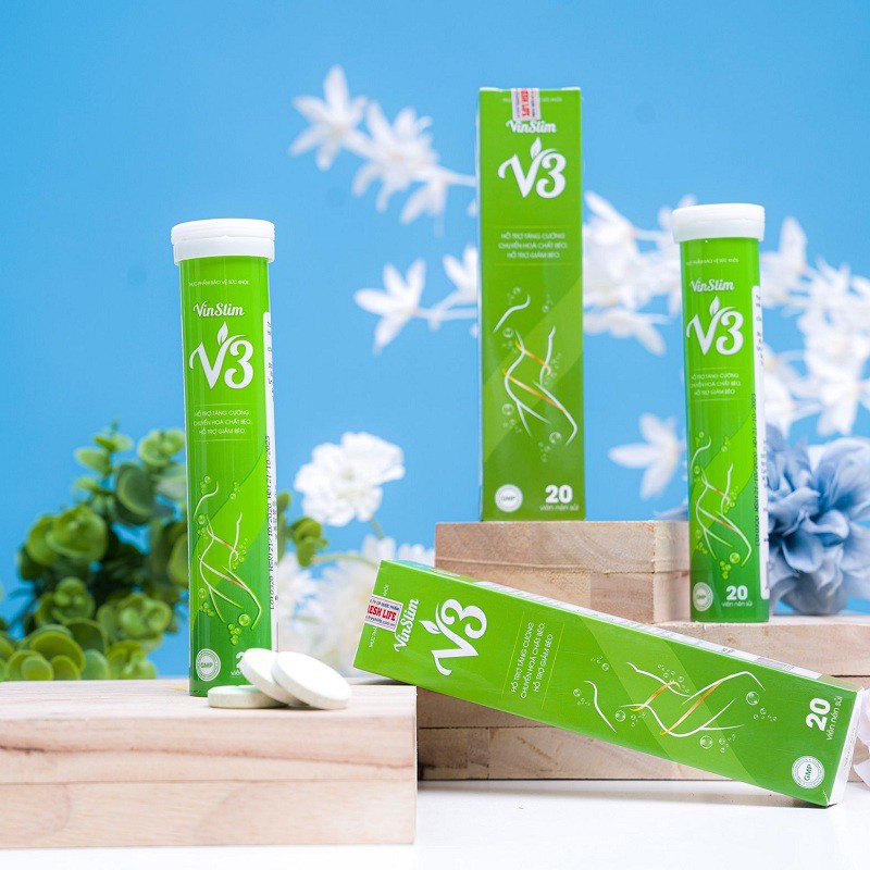 ✅ Viên Sủi Giảm Cân VinSlim V3 ✅ Giảm cân nhanh cấp tốc an toàn giảm béo hiệu quả không phải thuốc giảm cân
