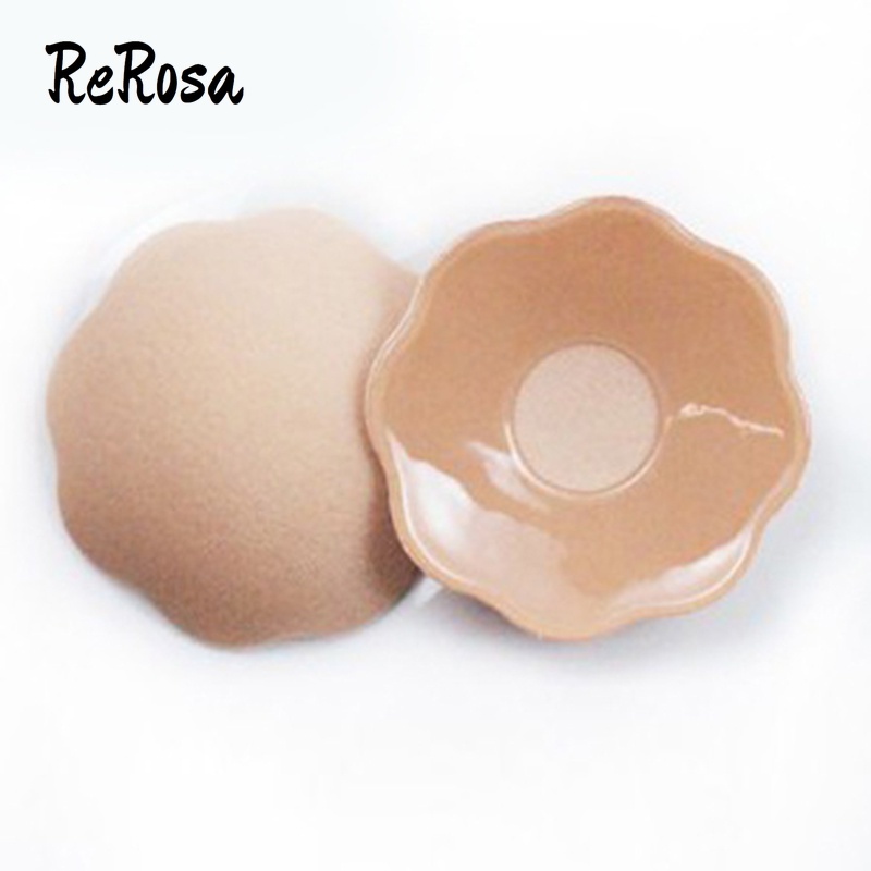 Cặp miếng dán silicon che nhũ hoa ngực có thể tái sử dụng dành cho nữ