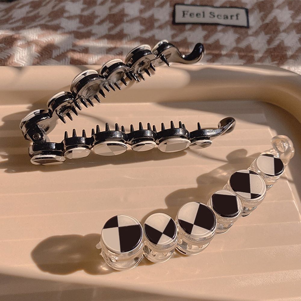 Kẹp tóc acrylic phong cách Hàn Quốc cổ điển thời trang dành cho nữ