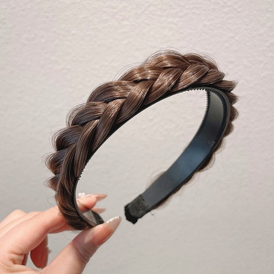 Cài tóc kiểu tóc giả thắt bím thời trang Hàn Quốc