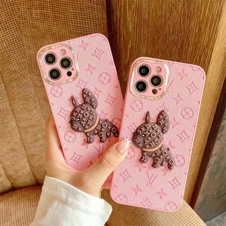 Ốp điện thoại khung vuông mẫu chú chó retro thời trang thích hợp cho IPhone 13 12 11 Pro Max XS Max XR X 8 7 Plus
