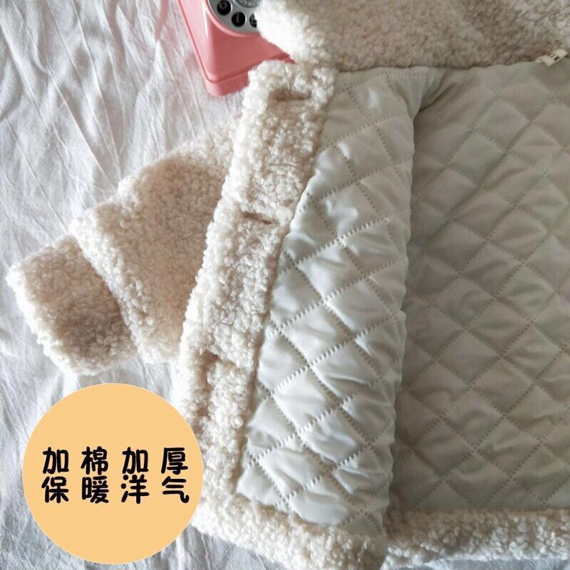 Áo Khoác Lông Cừu Bé Gái 7-35kg Thời Trang Baby Quảng Châu