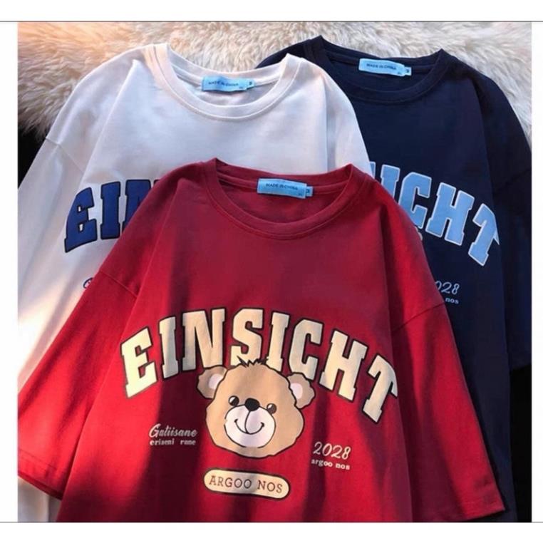 [Rẻ Vô Địch] Áo Thun Cotton Khô 3158 Form Rộng Nam Nữ Unisex Form Rộng Nam Nữ EINSICHT