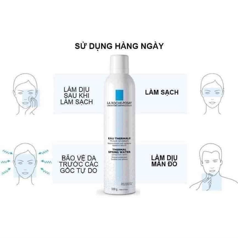 Xịt khoáng cấp ẩm làm dịu da La Roche Posay