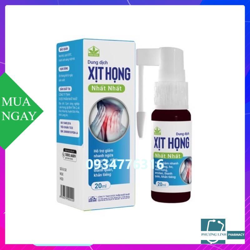 Dung Dịch Xịt Họng Nhất Nhất (chính hãng)