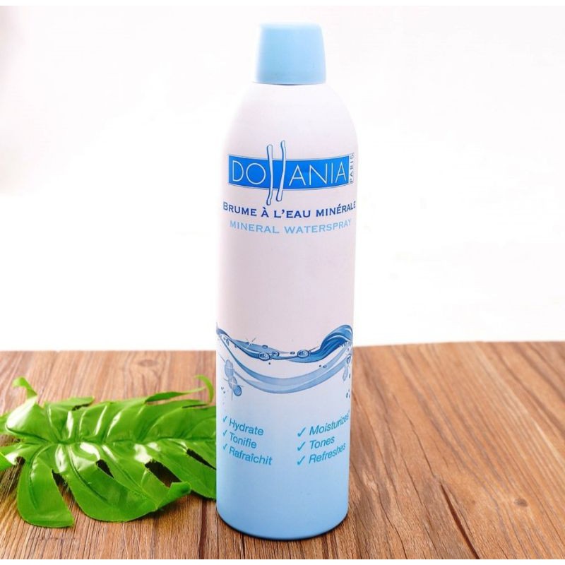 Xịt khoáng dưỡng ẩm, cấp nước, làm dịu da Dollania 150ml