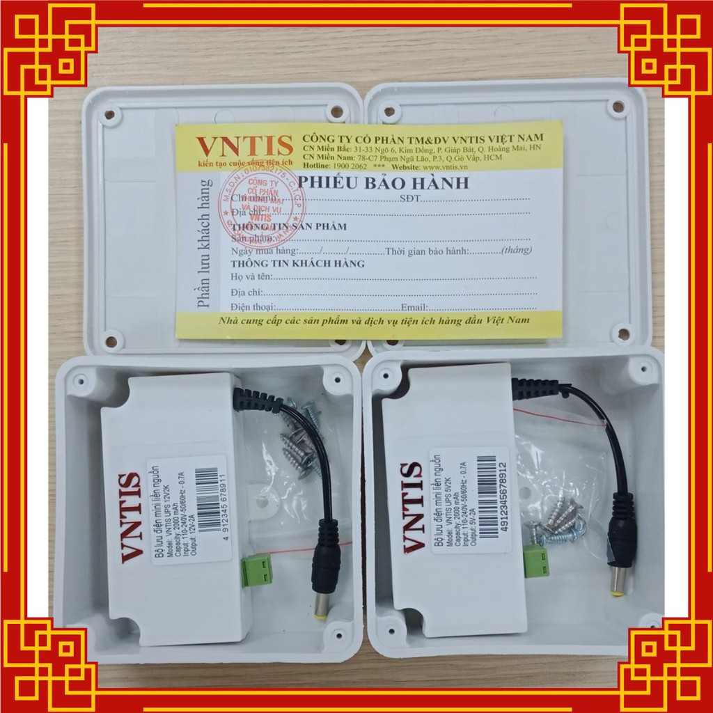 UPS mini liền nguồn chính hãng|UPS cho camera|bộ lưu điện camera