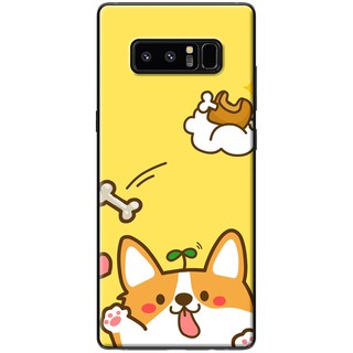 Ốp lưng Samsung Note 4, Note 5, Note 8, Note 9 Cún và xương