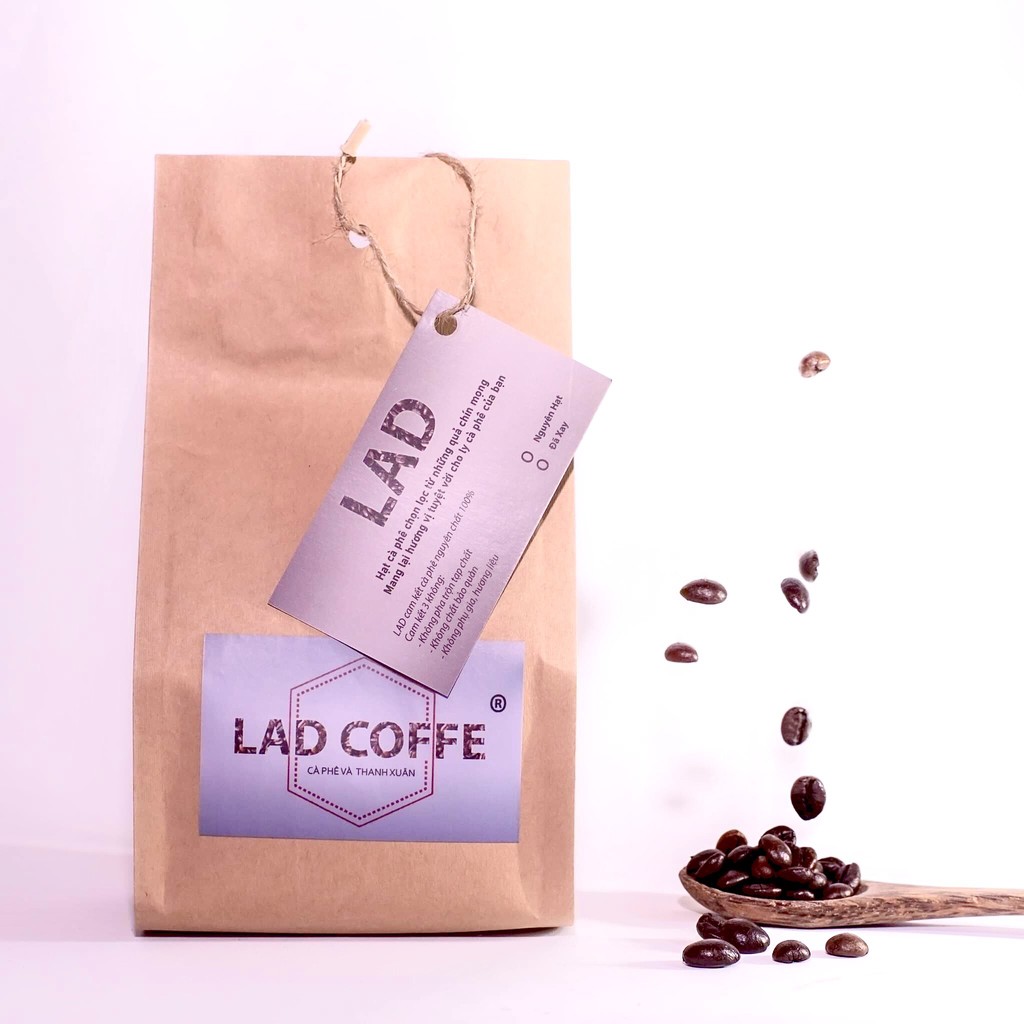 MÃ GIẢM GIÁ 30K Cafe robusta nguyên chất rang mộc túi 250g ROBUSTA