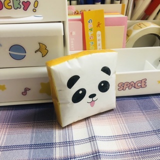 Squishy giấy Handmade bánh Sandwich Gấu 🍞🐼