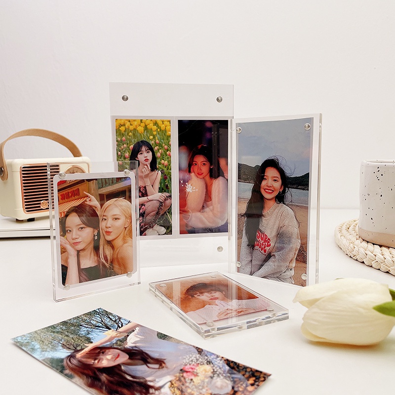 Giá Đỡ Trưng Bày Khung Ảnh Bằng Acrylic Trong Suốt