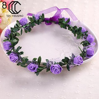 Vòng hoa đội đầu cho cô dâu