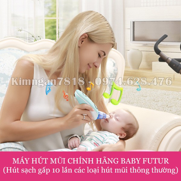 [HÀNG CÓ SẴN] MÁY HÚT MŨI CAO CẤP cho bé BABY FUTUR, hút được mụn đầu đen, massage da mặt cho Mẹ - MHM02