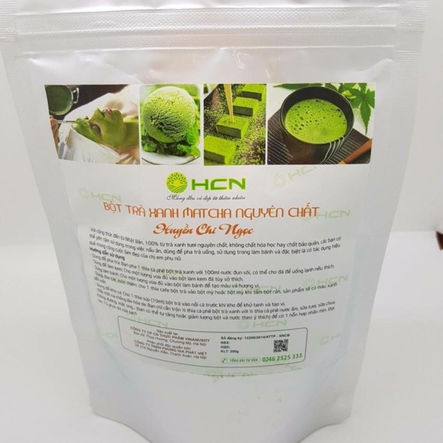 Bột trà xanh nguyên chất đắp mặt