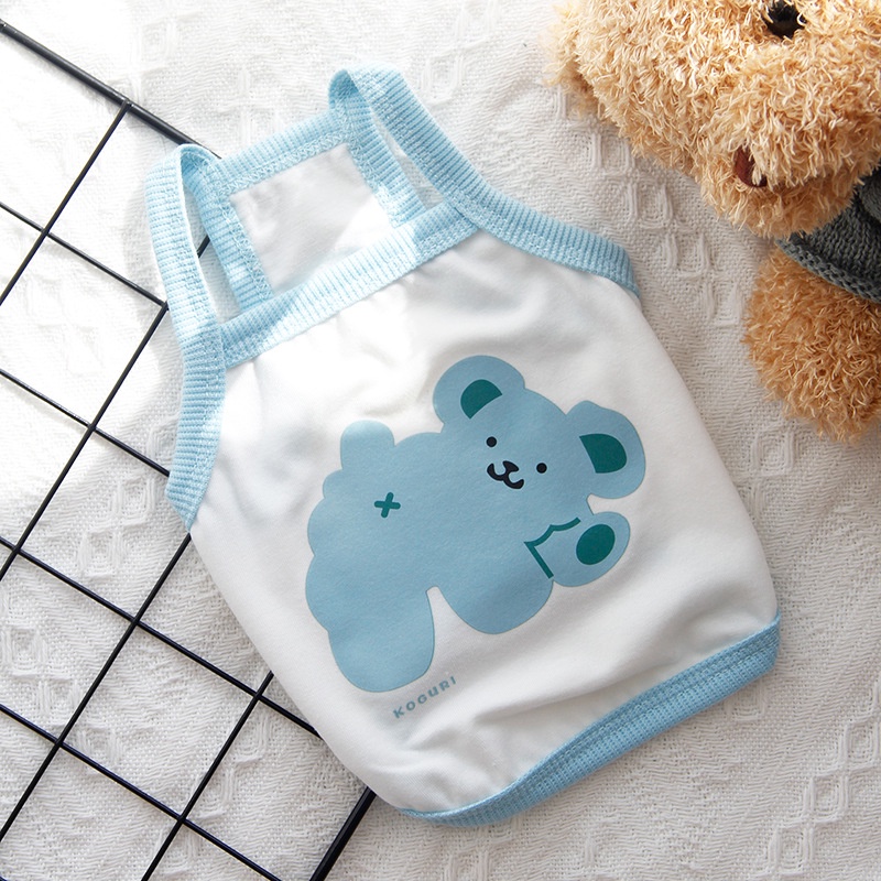 &lt;cutepethome&gt;Áo Thun Xuân Hè Cho Thú Cưng Họa Tiết Bichon Little Pomeranian