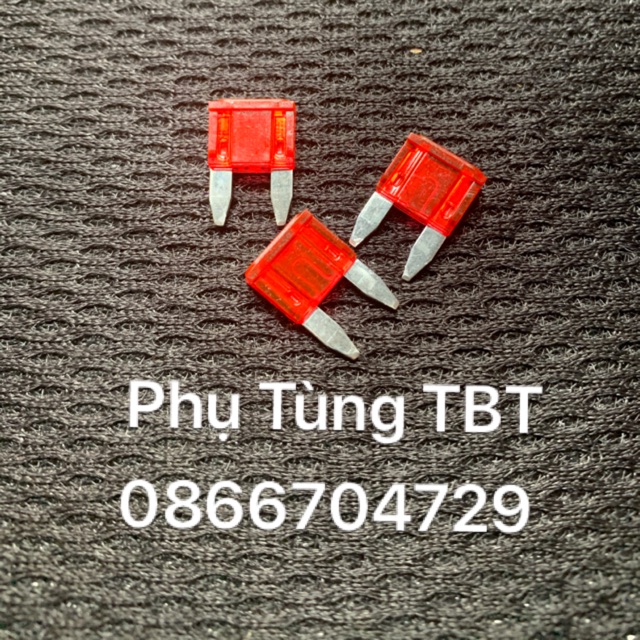 Cầu Chì 10A xe máy ( 1 bịch / 10 cái )