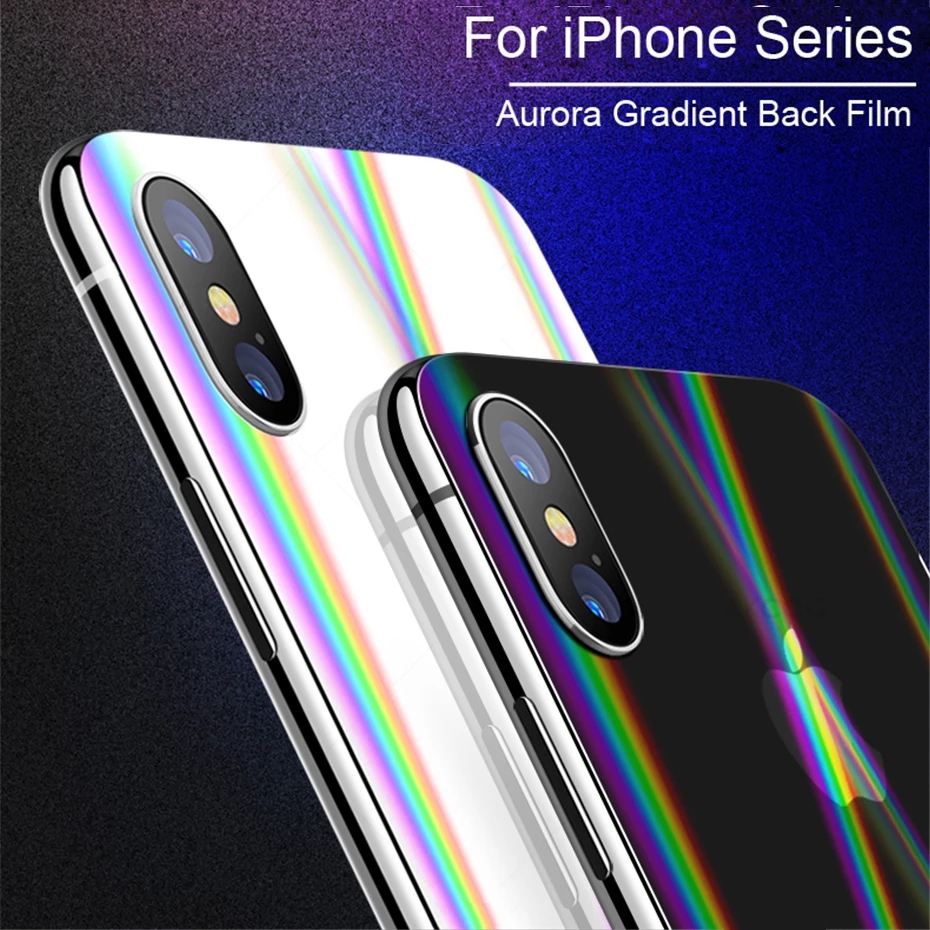 Miếng Dán Mặt Lưng Điện Thoại Suntaiho Màu Gradient Cho iPhone 12 mini 11 Pro Max X Xs Max XR 8 7 Plus SE 2020 6 6s Plus