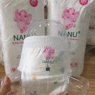 Bỉm nanu baby đủ size m,l,Xl,xxl,xxxl 100 quần