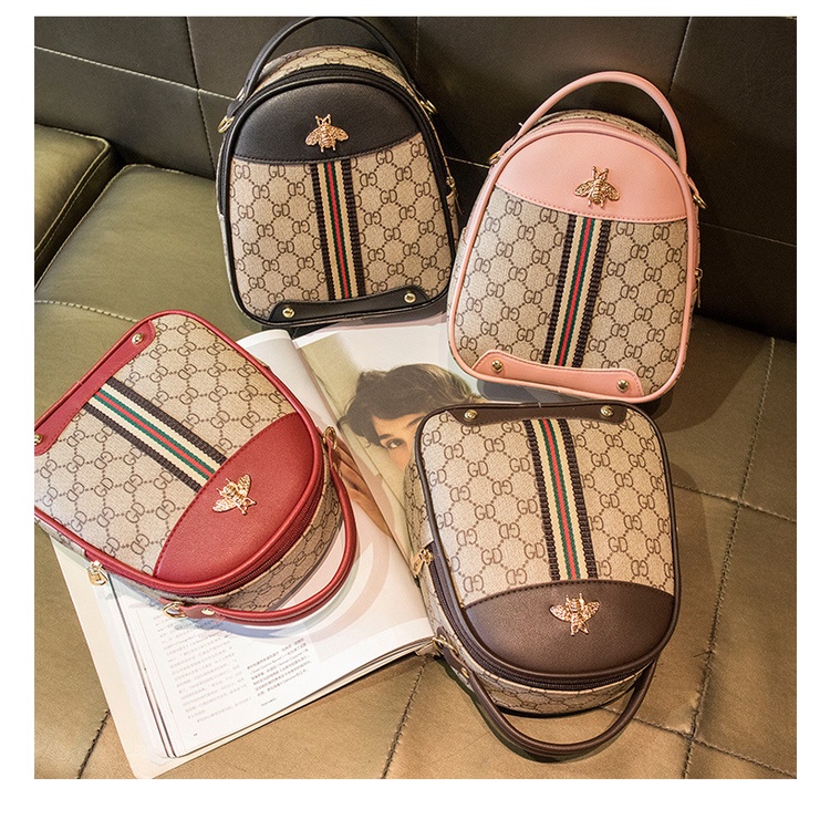 Ba lô da CHUWANGLIN hình chú ong nhỏ xinh thời trang dành cho nữ