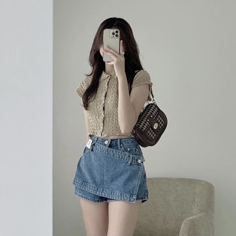 ÁO CROPTOP XỐP NHÚN ÔM
