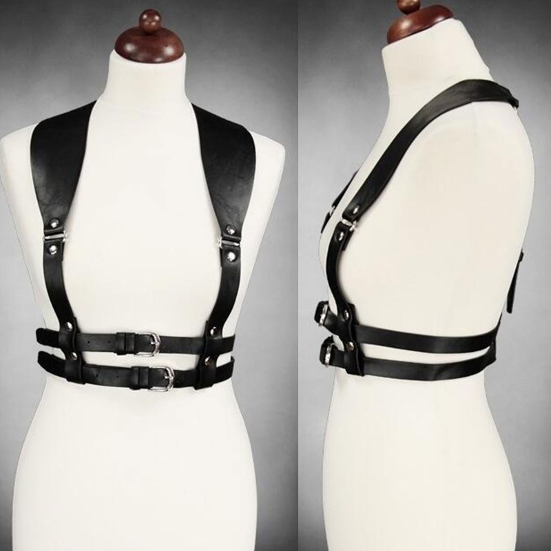 Xiangbao Dây Đai Nịt Cơ Thể Bằng Da PU Quyến Rũ Điêu Khắc Cho Nữ