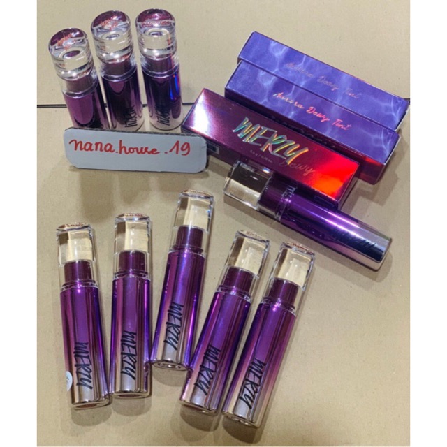 (Có sẵn màu 10, 11) Son Tint Bóng Siêu Lì, Cho Đôi Môi Căng Mọng #Merzy #Aurora_Dewy_Tint 5.5g