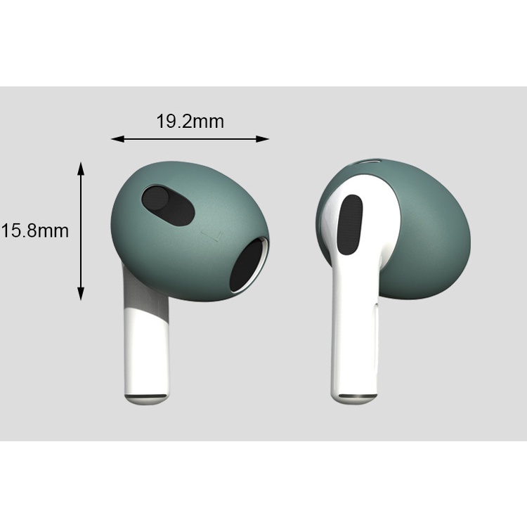 Cặp vỏ bọc nút tai nghe bằng silicon mềm chống trượt cho Airpods 3 / Airpods Pro / Airpods Pro 2