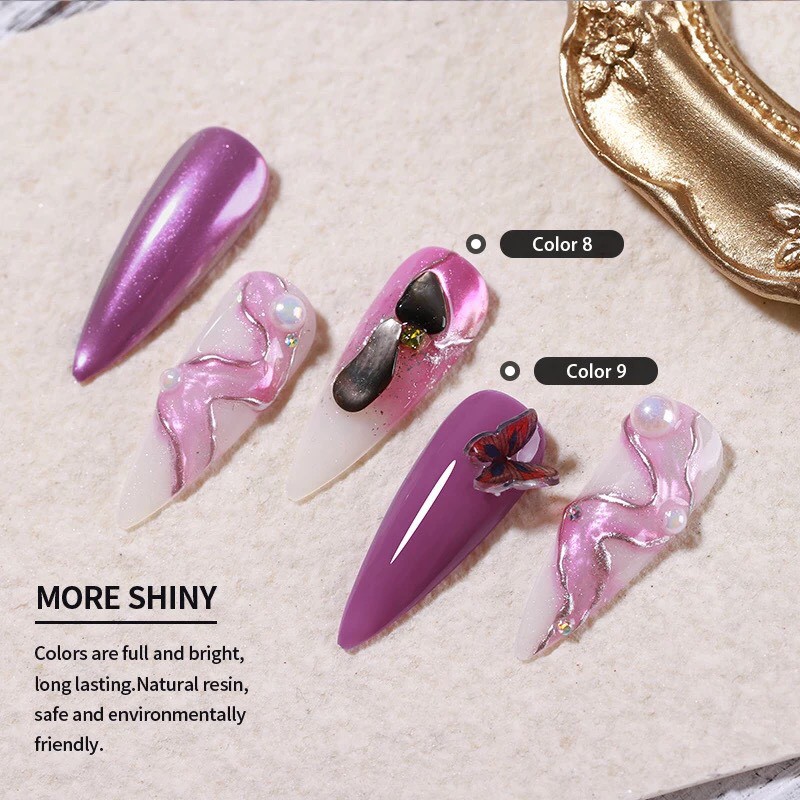 Sơn Gel JINJU mã D10 chai 15ml chính hãng