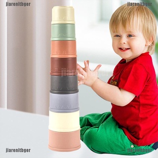 Bộ đồ chơi tháp cốc xếp chồng thú vị hỗ trợ giáo dục sớm cho bé