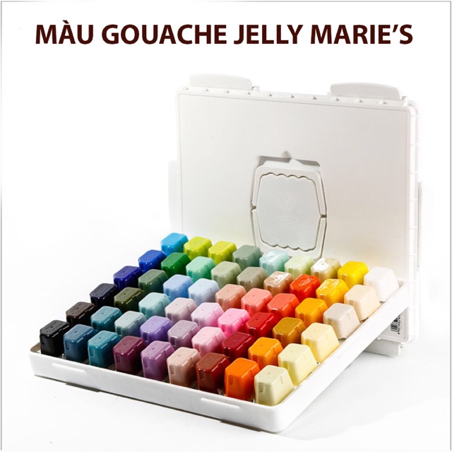 [ LỖ STORE ] Màu Gouache Jelly Marie's dạng thạch