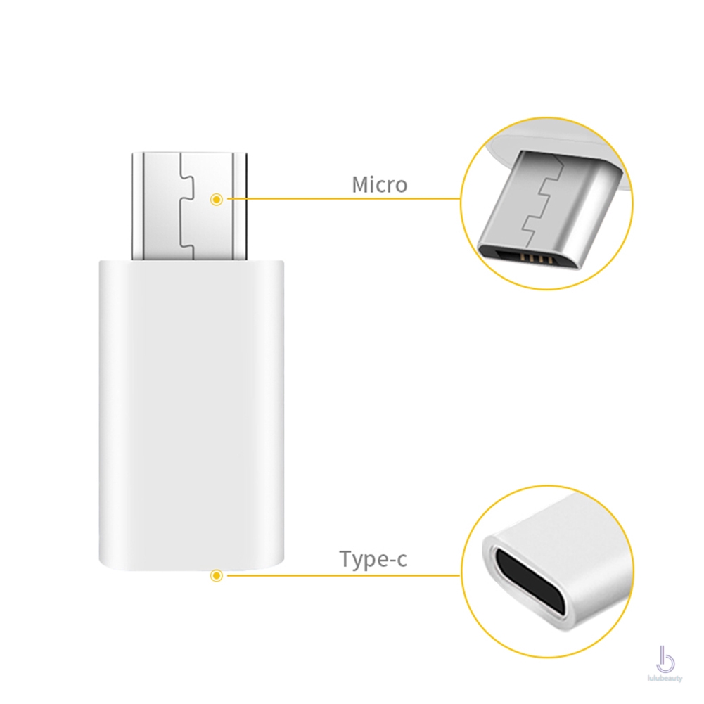 Mini USB 3.1 Type C Female to Micro USB Male Data Charger Adapter Converter for Macbook Oneplus 2