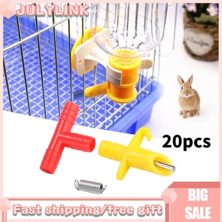 Julylink Set 20 đầu vòi uống nước phụ kiện dành cho thỏ ngọc