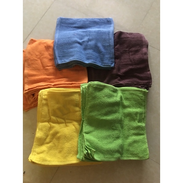 Khăn lau đa năng 100% cotton (6 màu)