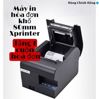 Máy in nhiệt hóa đơn khổ giấy rộng 80mm Xprinter